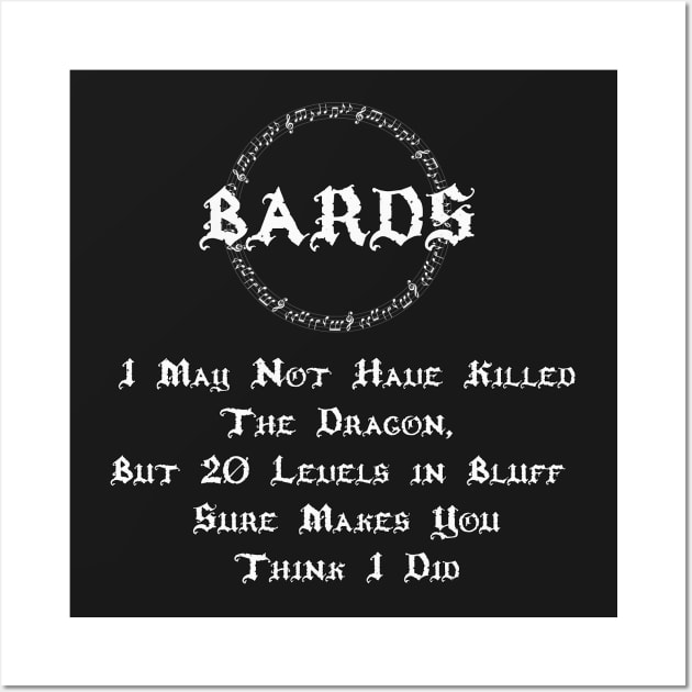 Bards! Wall Art by Wykd_Life